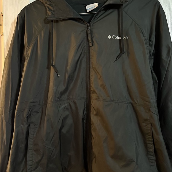 Columbia Fleece lined windbreaker women’s XL in black - Picture 3 of 3